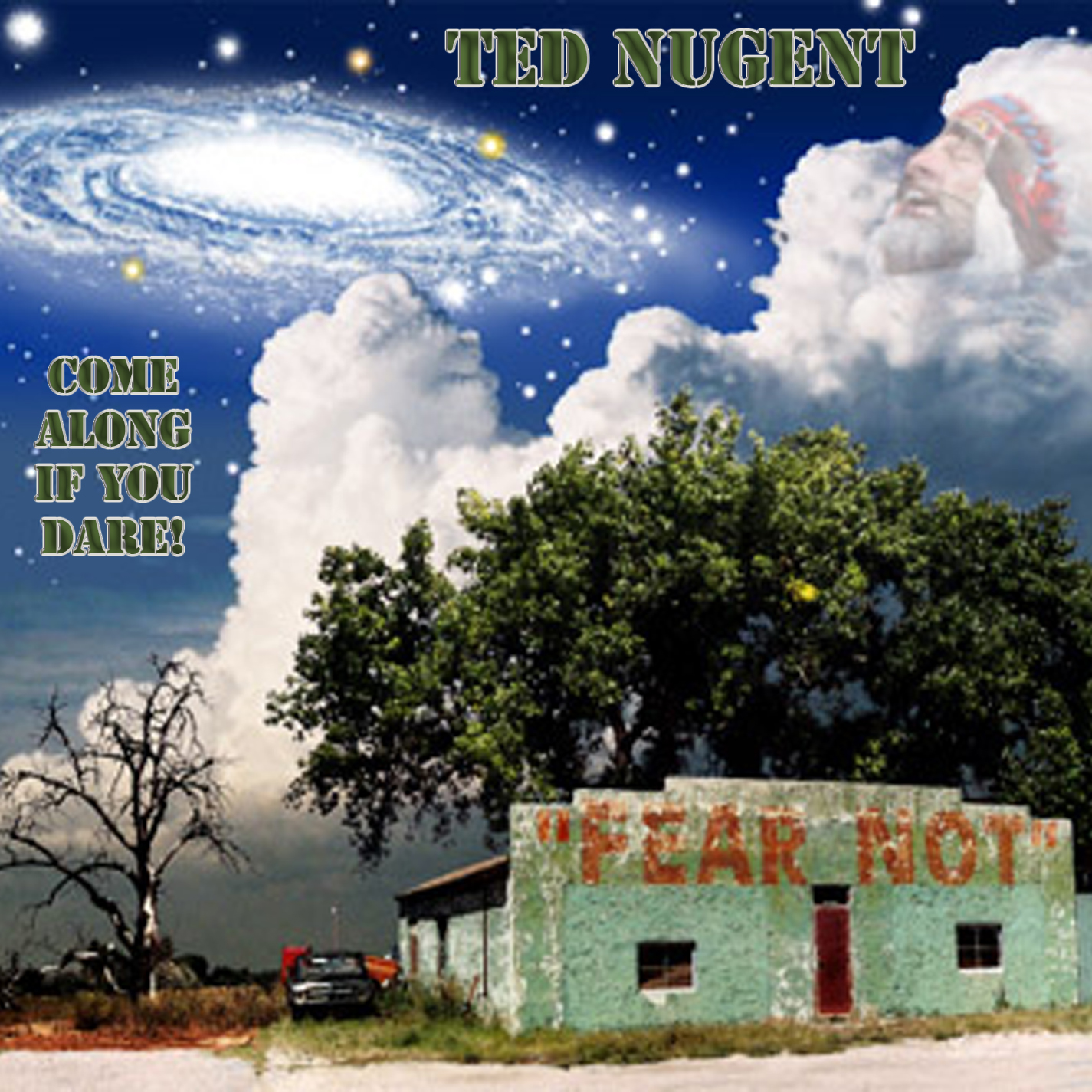 Ted Nugent - Come Along If You Dare! - Cover